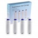 Delonghi DLSC002용 Somune 워터 필터, Delongie 워터 필터 카트리지 활성 탄소 섬유 연화제, Delongie ECAM, Esam, ETAM, BCO, EC와 호환 가능. (4개들이 팩)