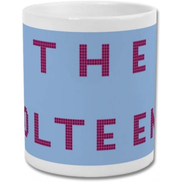 GroundDesigns Aston Villa FC 그래픽 디자인 축구 선물 머그 - Villa Park The Holte End AVFC