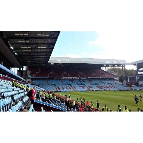 GroundDesigns Aston Villa FC 그래픽 디자인 축구 선물 머그 - Villa Park The Holte End AVFC