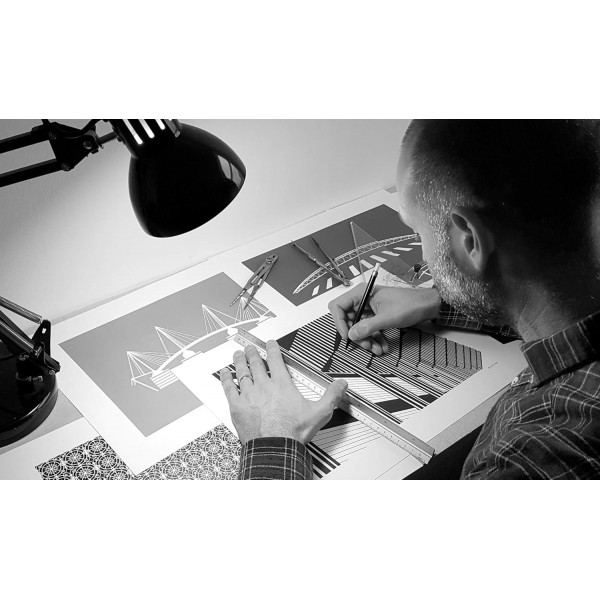 GroundDesigns Aston Villa FC 그래픽 디자인 축구 선물 머그 - Villa Park The Holte End AVFC