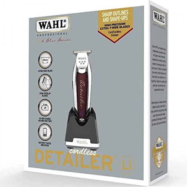 Wahl Professional 8171 무선 디테일러 Li, 코드/무선 머리 깎기 5성