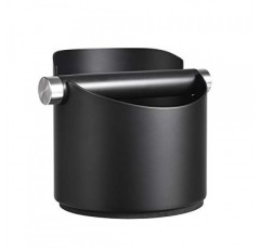 커피 녹 박스, 탈착식 녹 바 및 미끄럼 방지 베이스가 있는 SANTOW 블랙 에스프레소 녹 박스 - 식기세척기 사용 가능, 스테인리스 스틸 구조, 소형 크기