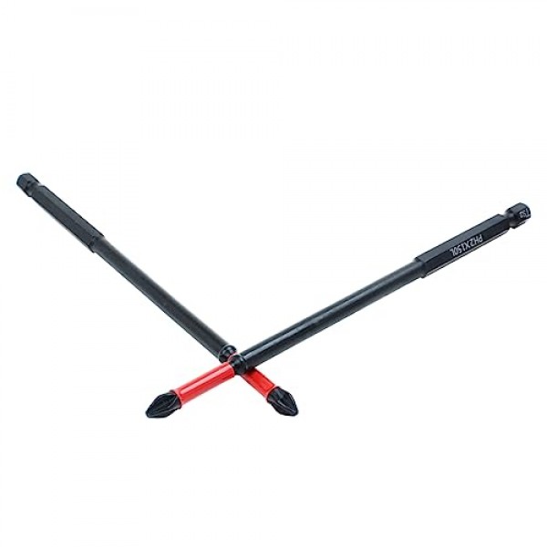 AUTOTOOLHOME 10 팩 필립스 PH2 자기 미끄럼 방지 스크루드라이버 비트 세트 6인치 길이 TS2 미끄럼 방지 롱 드릴 비트 임팩트 드라이버 비트