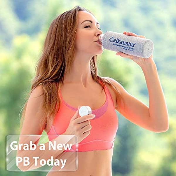 Alkanatur 알칼리성 물 투수 필터 연간 팩 번들(필터 4개 포함)(불화물, 염소, 중금속 등 필터) - 알칼리화 및 이온화된 수돗물 - 높은 pH 알칼리화기