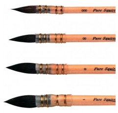 Winsor & Newton Petit Gris Pinsel8 Brush Malpinsel, Birkenholz, 투명, Nr. 8-18mm Nr. 8 - 18mm