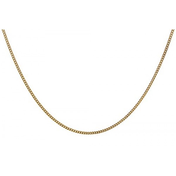 Trendor 파인 커브 체인 333 골드 0.8mm 길이 38-60cm 우아한 골든 체인 리얼 골드로 만든 아름다운 선물 아이디어 목걸이 72436