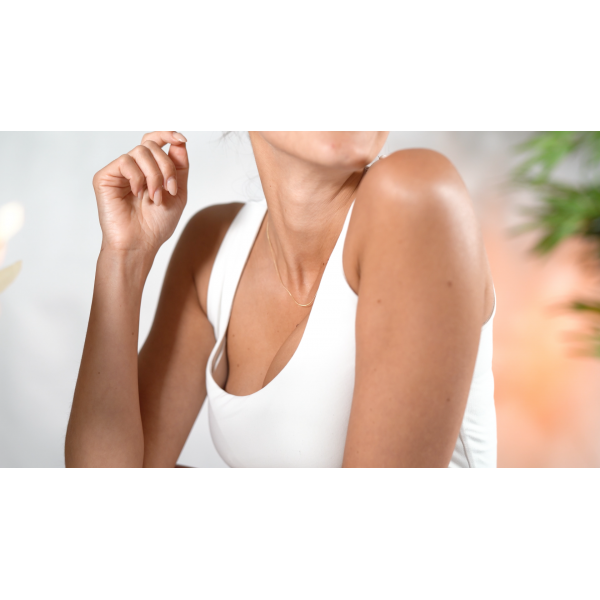 Trendor 파인 커브 체인 333 골드 0.8mm 길이 38-60cm 우아한 골든 체인 리얼 골드로 만든 아름다운 선물 아이디어 목걸이 72436