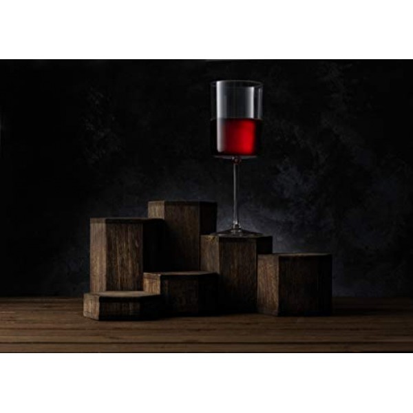 JoyJolt Claire 14온스 레드 와인 잔 세트. 크리스탈 안경 2개로 구성된 대형 안경 세트입니다. 우아한 넓은 림 스템웨어 - 줄기가 있는 현대식. 독특한 선물을 위한 유래