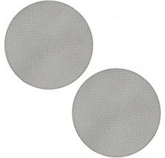 2팩 51mm 에스프레소 퍽 스크린, 에스프레소 포터필터 필터 바구니(51mm,150μm)용 재사용 가능한 1.7mm 두께 150μm 커피 필터 메쉬 플레이트