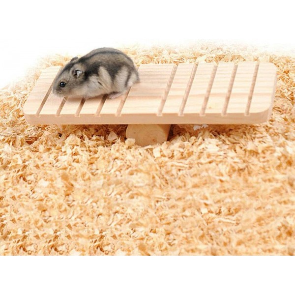 NganSuRong 12 Pcs 나무 햄스터 씹는 장난감 햄스터 토끼 기니피그 액세서리 세트 A