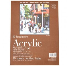 Strathmore 아크릴 종이 패드 9X12-10매 -430900