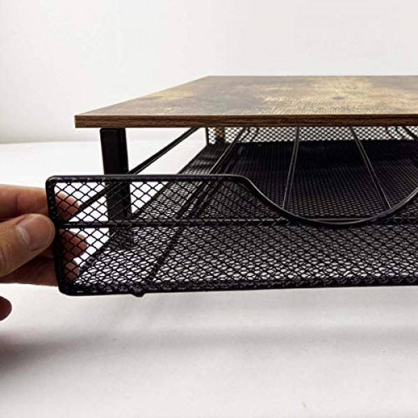 K-컵용 QUTREY 커피 포드 서랍 홀더, 35 용량 캡슐 포드 보관함