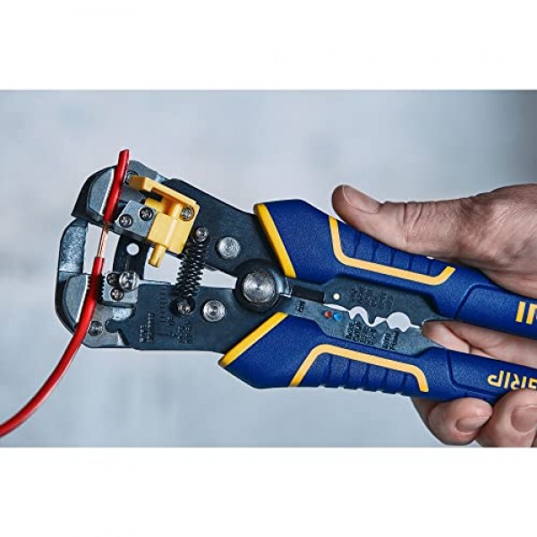 IRWIN VISE-GRIP 와이어 스트리퍼, 2인치 조, 10-24 AWG 절단, 최대의 편안함을 위한 ProTouch 그립(2078300)