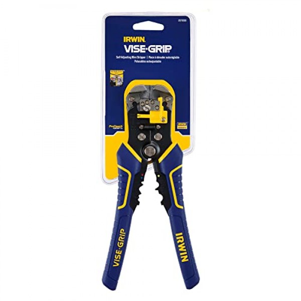 IRWIN VISE-GRIP 와이어 스트리퍼, 2인치 조, 10-24 AWG 절단, 최대의 편안함을 위한 ProTouch 그립(2078300)