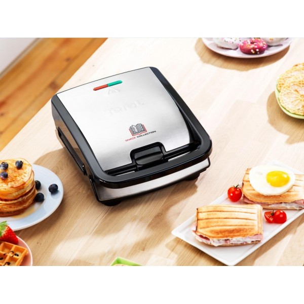 테팔 XA8010 스낵 컬렉션 접시 팬케이크 10번 | Tefal SW85XX 스낵 컬렉션에 적합 | 레시피 북 포함 | 검은색