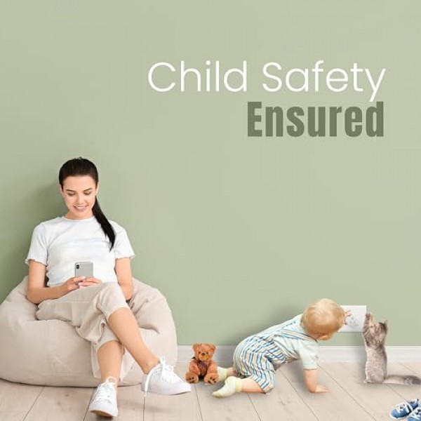 팩 50 유아용 콘센트 커버 - 투명한 벽 플러그 커버 - 전기 콘센트용 어린이 보호 콘센트 커버 - 투명 플러그 커버로 아기를 쉽게 설치하고 보호할 수 있음 유아용 교정 