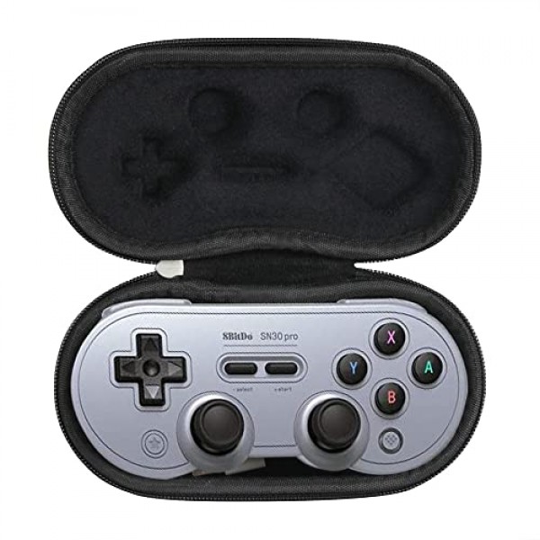 8Bitdo Sn30 Pro 블루투스 게임패드(SN30 PRO)용 Hermitshell 하드 여행용 케이스