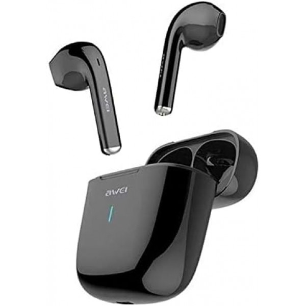 AWEI T15 인-이어 헤드폰 블루투스 5.1 휴대 전화 이어 버드 용 저음 스마트 폰 음악 iPhone 14 13 12 11X8 XS Pro Plus Samsung Galaxy Z Flip4 S22 S21 S20 FE Huawei P50 P40