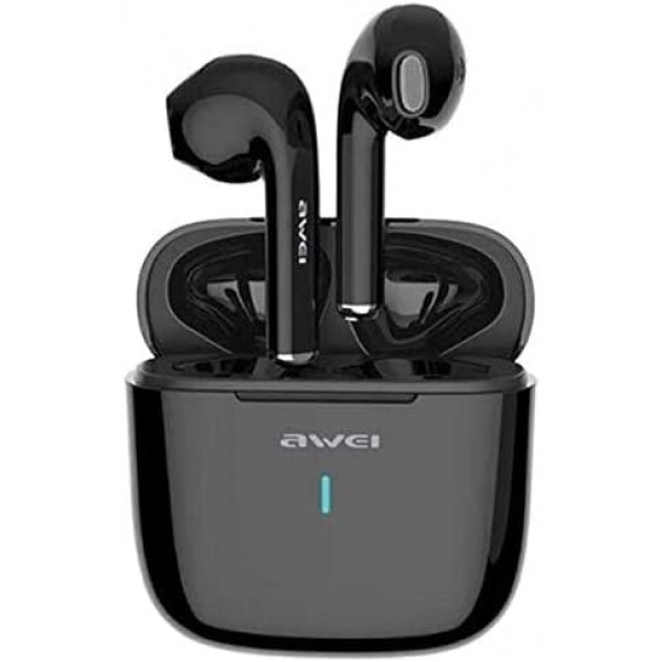 AWEI T15 인-이어 헤드폰 블루투스 5.1 휴대 전화 이어 버드 용 저음 스마트 폰 음악 iPhone 14 13 12 11X8 XS Pro Plus Samsung Galaxy Z Flip4 S22 S21 S20 FE Huawei P50 P40