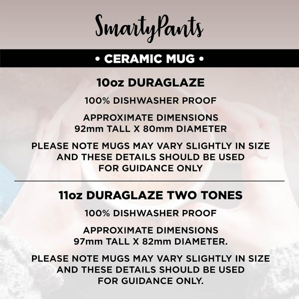 Gimme Linda La Hughes Vile Mug - 웃긴 참신 스터너 라이크라 바람둥이 풍자 커피 컵 선물 헤비 듀티 세라믹 핸들 코팅 식기 세척기 전자 레인지 안전 (블루 핸들 프라임)