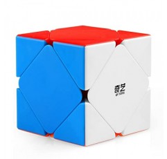 D-FantiX QYTOYS Qicheng Skewb 큐브 Skewb 스피드 큐브 스티커없는 Skewb 매직 큐브 퍼즐 어린이를위한 장난감 성인 (QiCheng 버전)