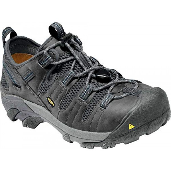 KEEN 유틸리티 남성 애틀랜타 쿨 낮은 높이 통기성 강철 발가락 작업 신발