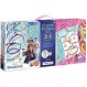 Make It Real Disney Crystal Dreams Mega Set 2 in 1 Princess & Frozen 2 - 독점적인 Disney Princess Books가 포함된 DIY 스와로브스키 비즈 & 참 팔찌 만들기 키트 - 소녀를 위한 선물