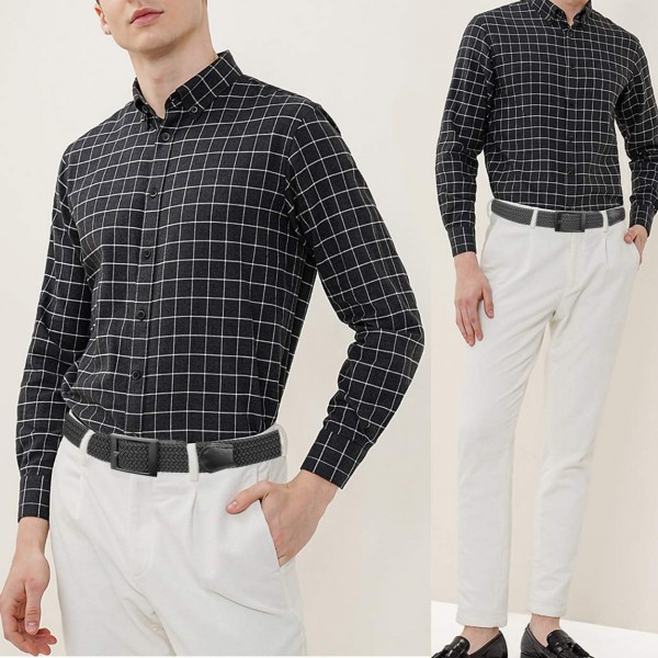 Bluecton 오버사이즈 벨트 스트레치 벨트 신축성 편조 벨트 편조 남성 여성 벨트 크고 긴 블랙 비즈니스 버클 블랙 4 140cm(허리 46-49인치)