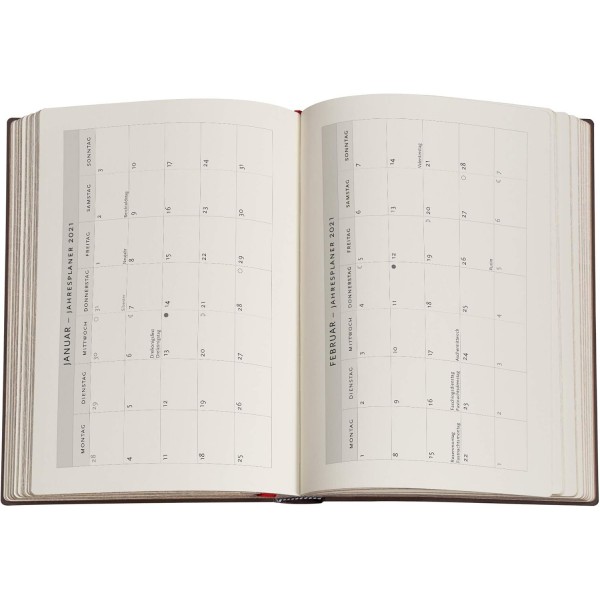 페이퍼블랭크스 12개월 다이어리 2021 Queen of the Sea | 일일 개요 | 미디(130×180mm), DD6701-6