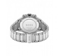 실버 스테인레스 스틸 스트랩이 있는 남성용 BOSS 크로노그래프 쿼츠 시계 - 1513930, 실버, 팔찌