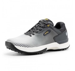 FitVille 와이드 & 엑스트라 와이드 남성 골프 신발 남성용 전문 야외 방수 스파이크 골프 신발