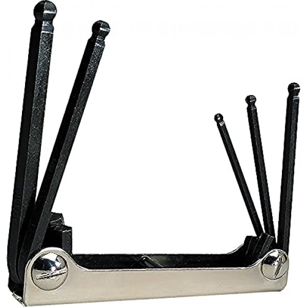 Eklind 21171 미터법 접이식 세트 육각 키 1.5MM - 6MM, 강철