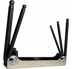 Eklind 21171 미터법 접이식 세트 육각 키 1.5MM - 6MM, 강철