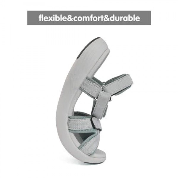 DREAM PAIRS 여성용 스포츠 운동 샌들 야외 하이킹 샌들