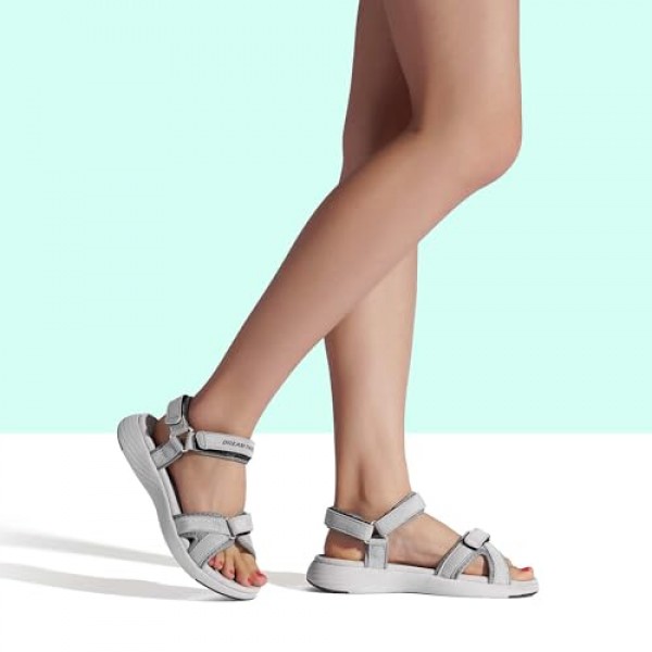 DREAM PAIRS 여성용 스포츠 운동 샌들 야외 하이킹 샌들