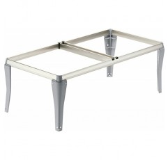 HETTICH 9039927 Systema Top 2000 행잉 프레임(서랍 프레임), 504 x 350 x 244mm, 스틸/플라스틱 알루미늄 효과, 실버