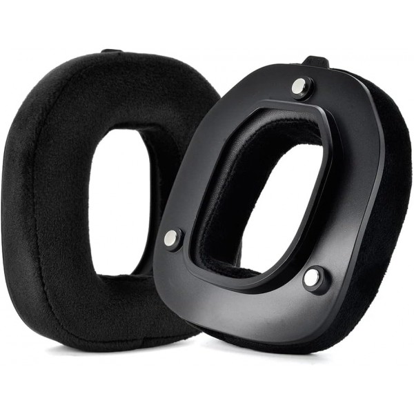 Yaowanguan A50 Gen 4 Mod Kit - Astro Gaming A50 Gen 4 무선 헤드셋, 마이크 폼, 이어 패드/컵/패드, A50 Gen 4 액세서리, 두께 추가(블랙 벨벳) 벨벳 모드 키트용 교체용 이어 패드 헤드