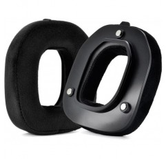 Yaowanguan A50 Gen 4 Mod Kit - Astro Gaming A50 Gen 4 무선 헤드셋, 마이크 폼, 이어 패드/컵/패드, A50 Gen 4 액세서리, 두께 추가(블랙 벨벳) 벨벳 모드 키트용 교체용 이어 패드 헤드