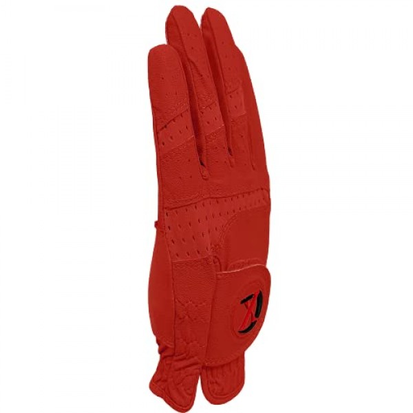 XEIRPRO 프리미엄 4 팩 오른손잡이 골퍼를 위해 왼손에 착용하는 여성용 전천후 골프 장갑 - 편안함과 안전한 핏 울트라 그립 가죽 부드러운 유연성