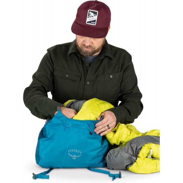 Osprey StraightJacket Compression Sack 12 남여 공용 액세서리 - 아웃도어 블랙 O/S