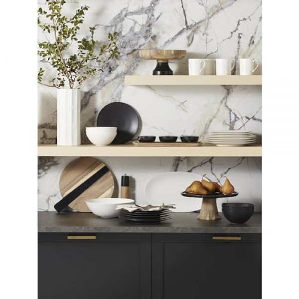 레녹스 895250 Lx Collective 블랙 12피스 세트, 화이트