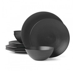 레녹스 895250 Lx Collective 블랙 12피스 세트, 화이트