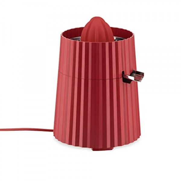 Alessi Plissé MDL07R/USA - 열가소성 수지로 만든 전기 감귤 압착기, US 플러그 85W, 빨간색