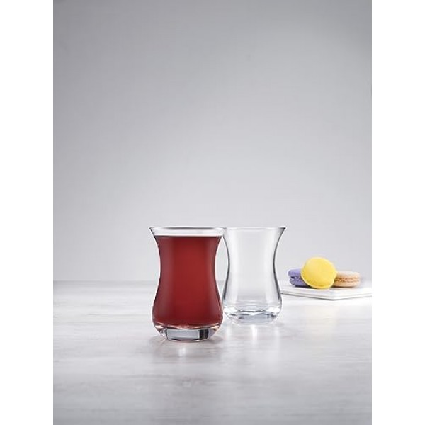 Aida 대형 터키 차 안경 세트 - 6팩