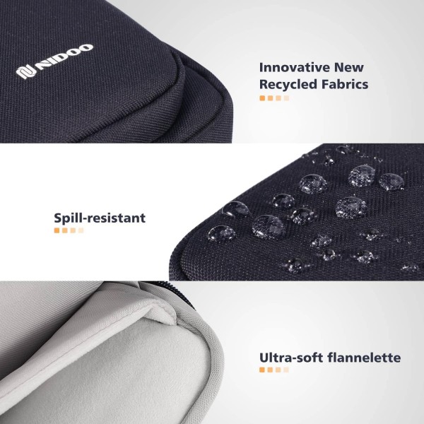 NIDOO 노트북 서류 가방 숄더 백 13-14 인치 슬리브 13