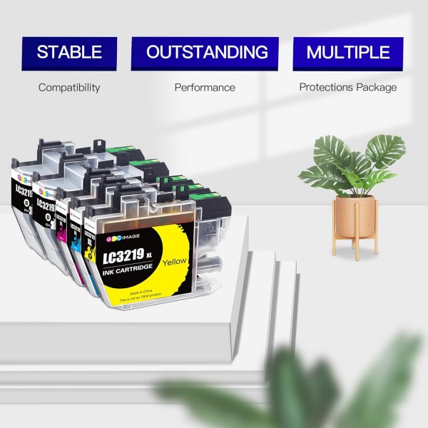 Brother LC3219 3219XL용 GPC 이미지 멀티팩 잉크 카트리지 교체 MFC-J6530DW J5330DW J5335DW J5730DW J6930DW J5930DW J6935DW(블랙 시안 마젠타 옐로우, 5팩)와 호환 가능