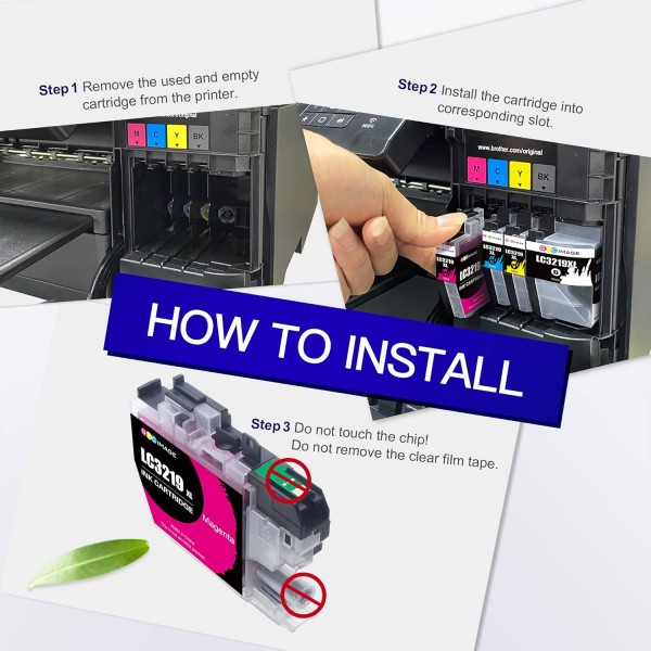 Brother LC3219 3219XL용 GPC 이미지 멀티팩 잉크 카트리지 교체 MFC-J6530DW J5330DW J5335DW J5730DW J6930DW J5930DW J6935DW(블랙 시안 마젠타 옐로우, 5팩)와 호환 가능