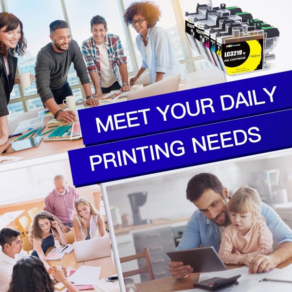 Brother LC3219 3219XL용 GPC 이미지 멀티팩 잉크 카트리지 교체 MFC-J6530DW J5330DW J5335DW J5730DW J6930DW J5930DW J6935DW(블랙 시안 마젠타 옐로우, 5팩)와 호환 가능