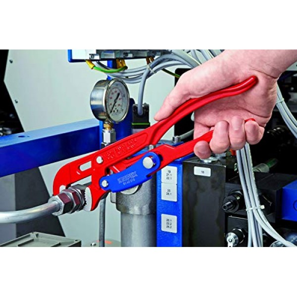 KNIPEX 도구 - 스웨덴 패턴 파이프 렌치, S자형 빠른 조정(8360010)