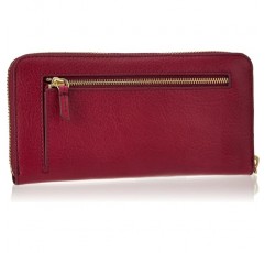 Fossil 여성용 Emma SL7572 지갑, 레드(Raspberry Wine 672)